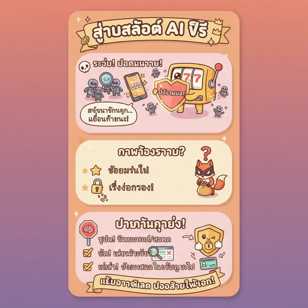 สูตรสล็อต ai ฟรี - การป้องกันบอท