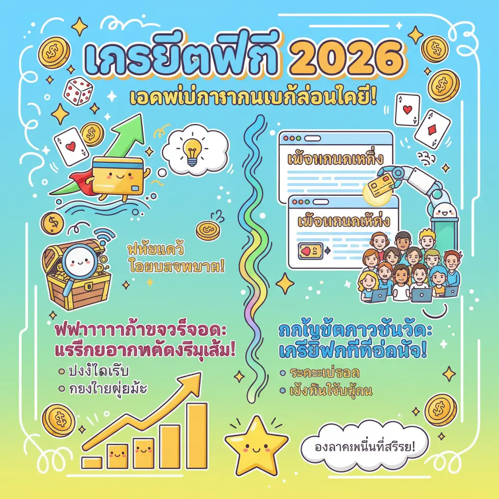 เครดิตฟรี - เครดิตฟรี