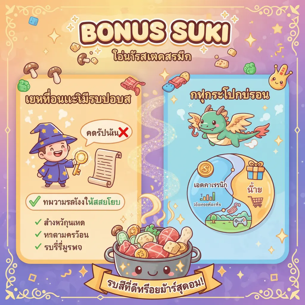 โบนัสสมัครสมาชิก - BONUS SUKI