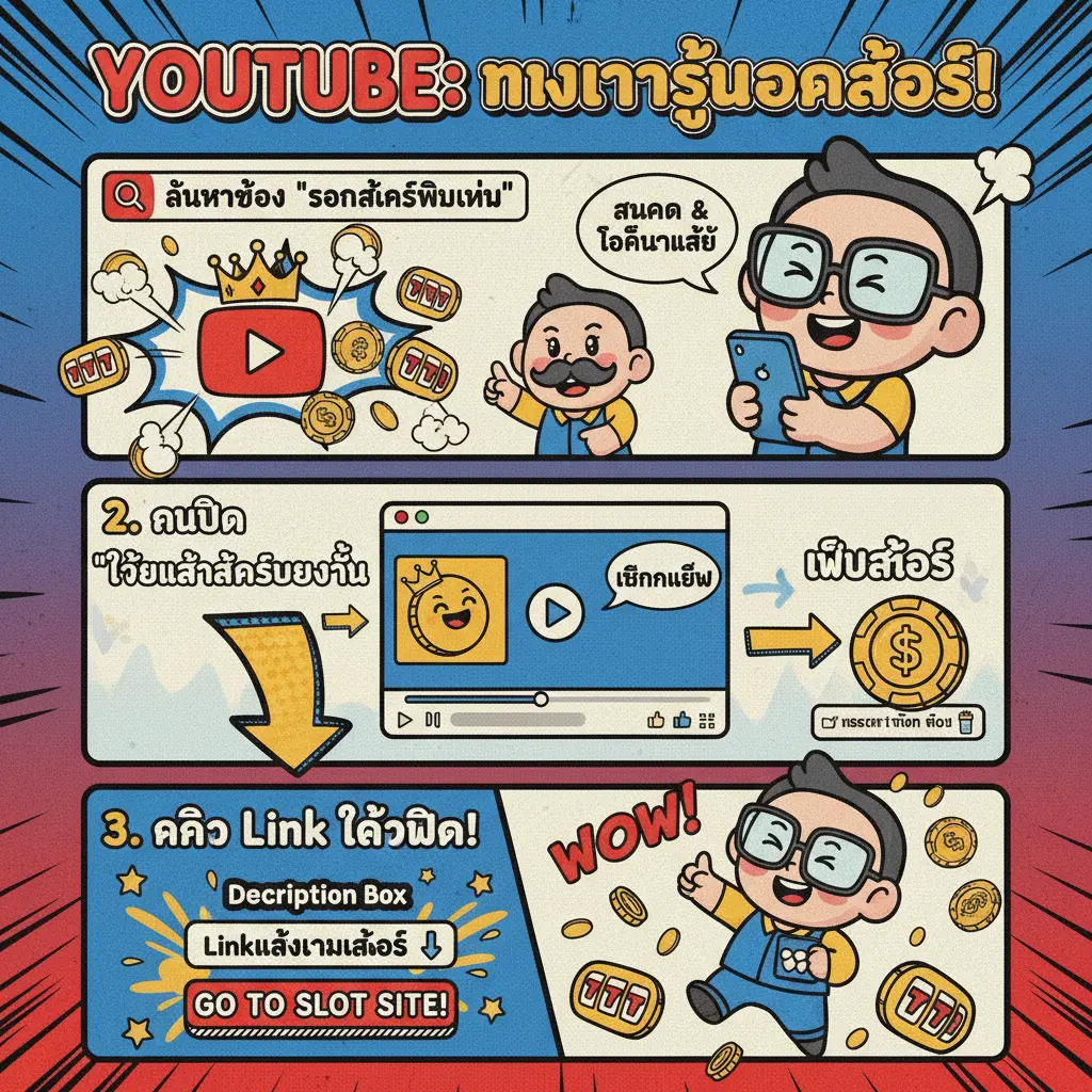 สอน วิธี เข้า เว็บ สล็อต - YouTube