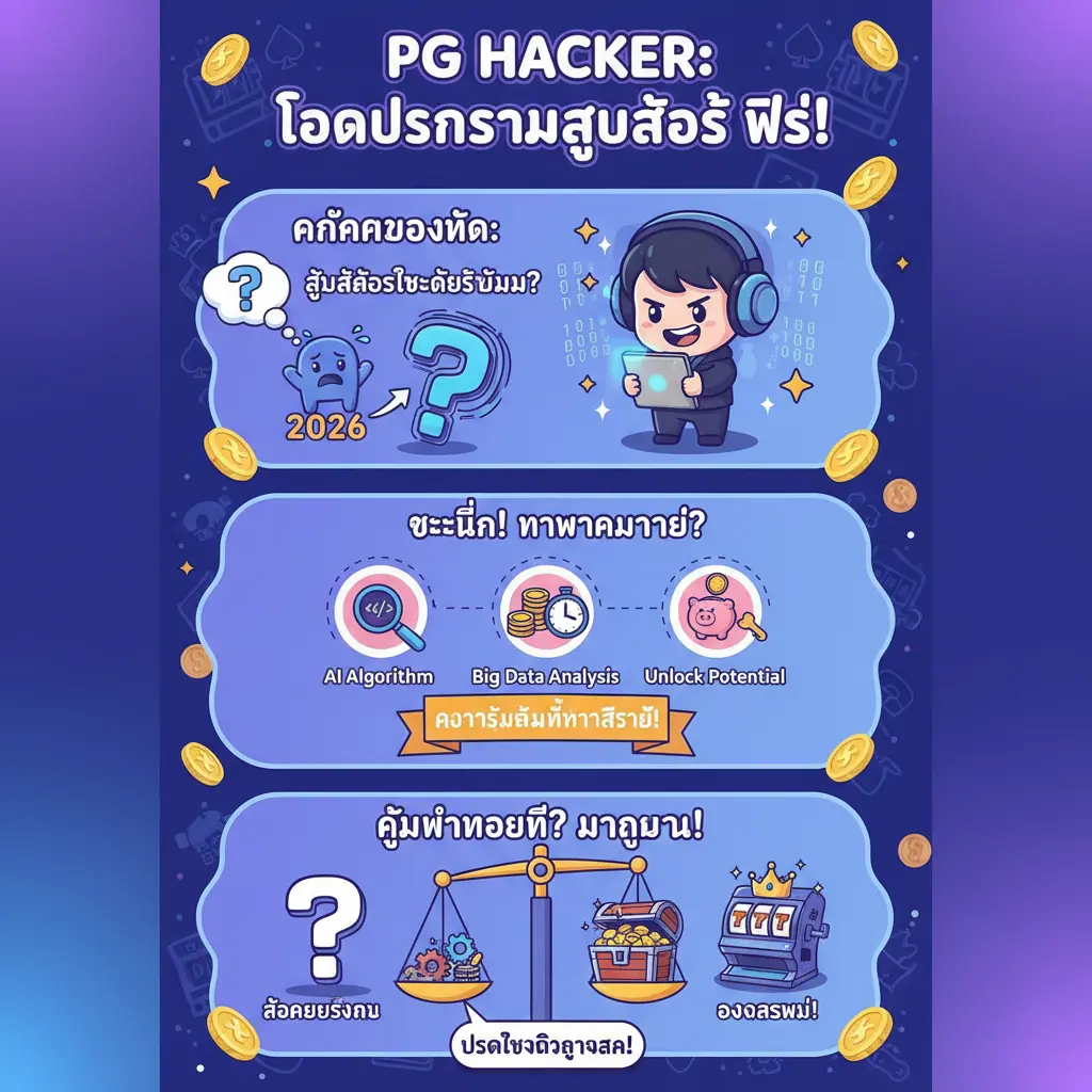 โหลดโปรแกรมสูตรสล็อต ฟรี - PG HACKER